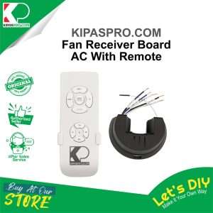 Fan receiver board with AC remote
