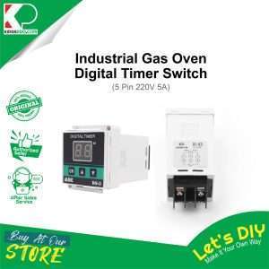 Industrial gas oven digital timer switch