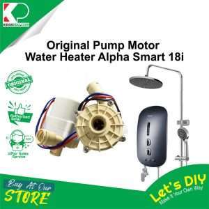 Original pump motor water heater alpha smart 18i