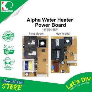 Alpha water heater power board